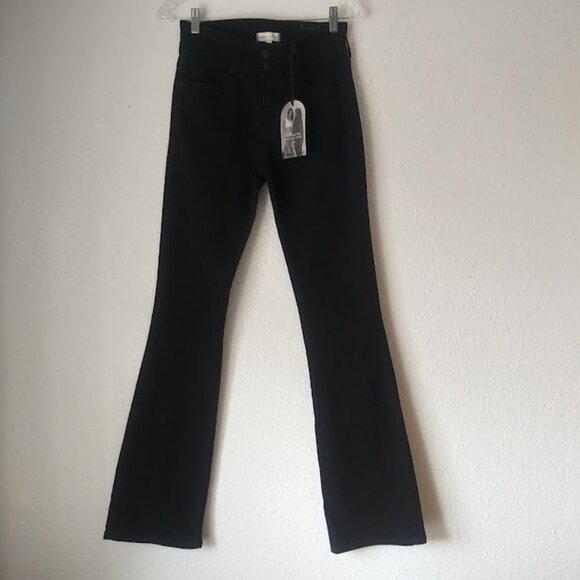 Kendall & Kylie women's size 7/8 black baby boot jeans - Picture 1 of 16